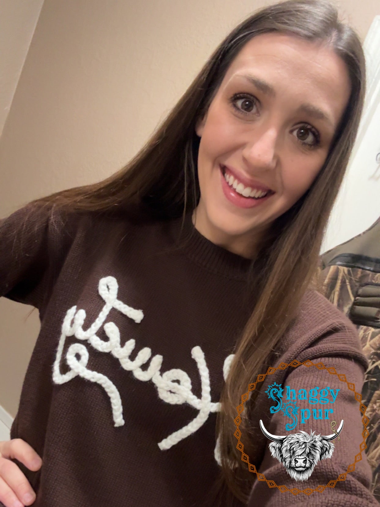 Howdy Embroidered Western Sweater