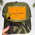"Champagne Problems" Camo Trucker Hat 