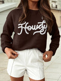 Howdy Embroidered Western Sweater