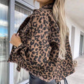 Leopard Denim Jacket