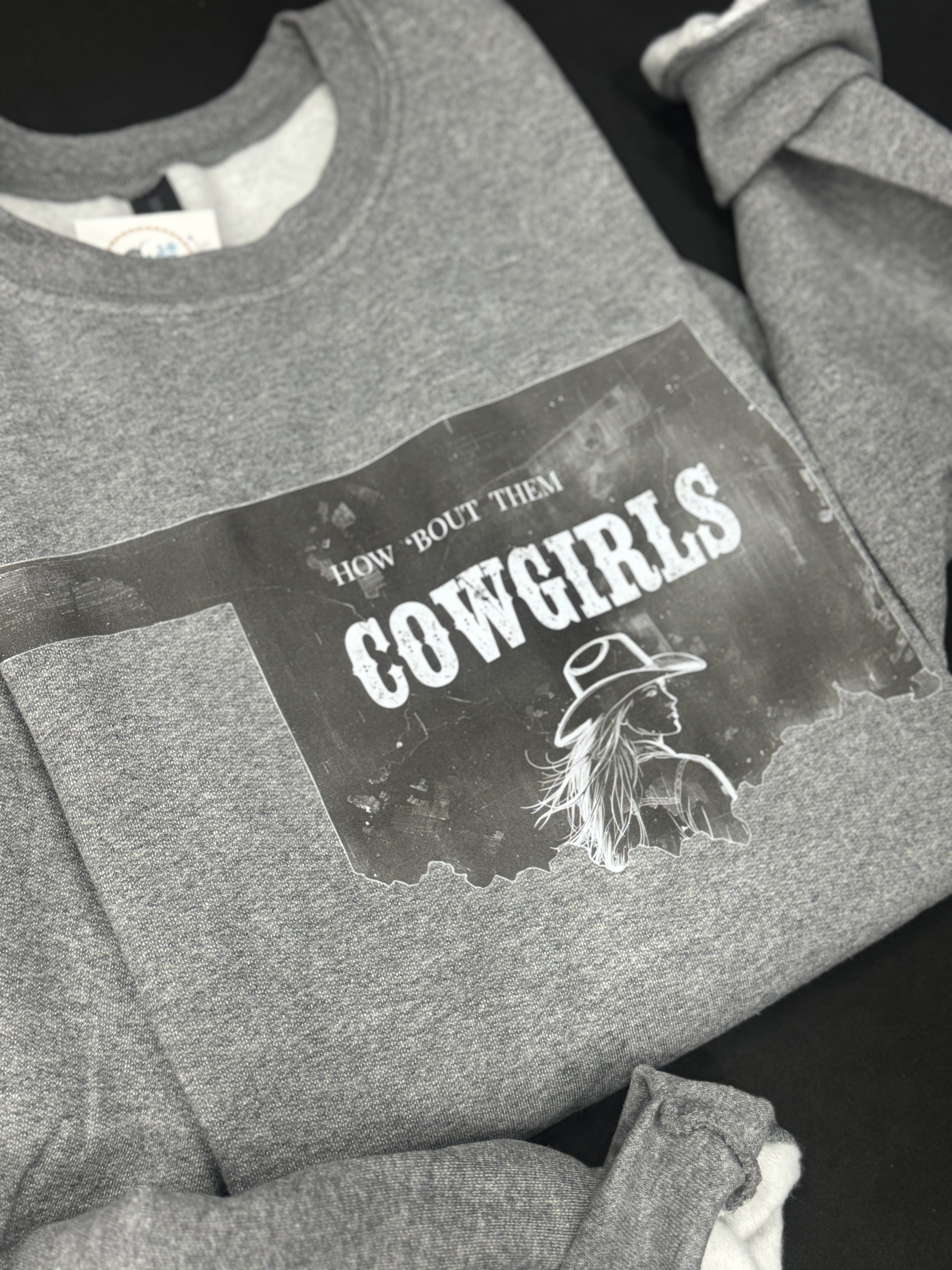 How Bout' Them Cowgirls Sweatshirt OR Tee