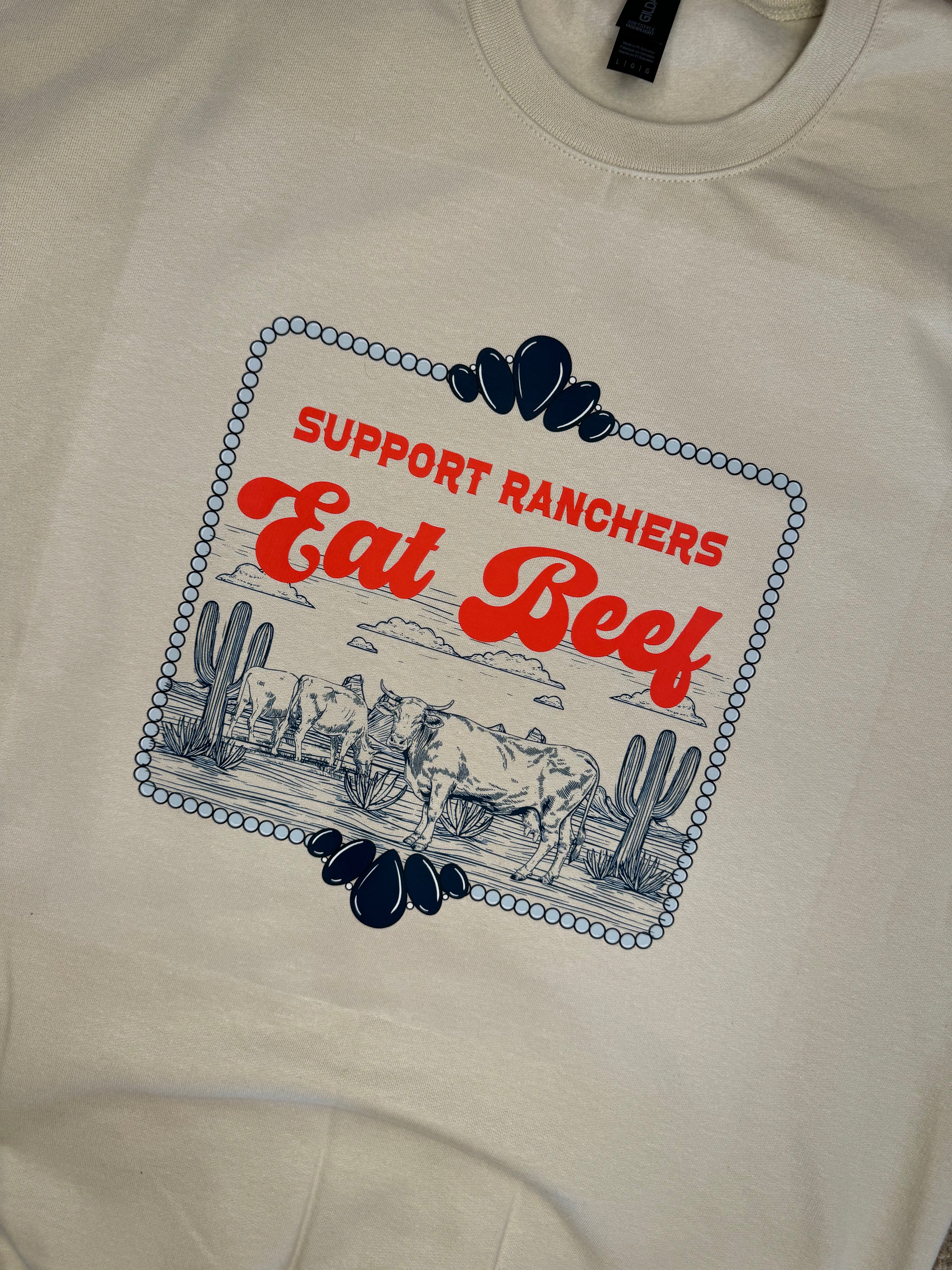 Desert Scene, "Support Ranchers" Sweatshirt