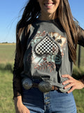 Ace of Spades Checkered Muscle Tank or Tee