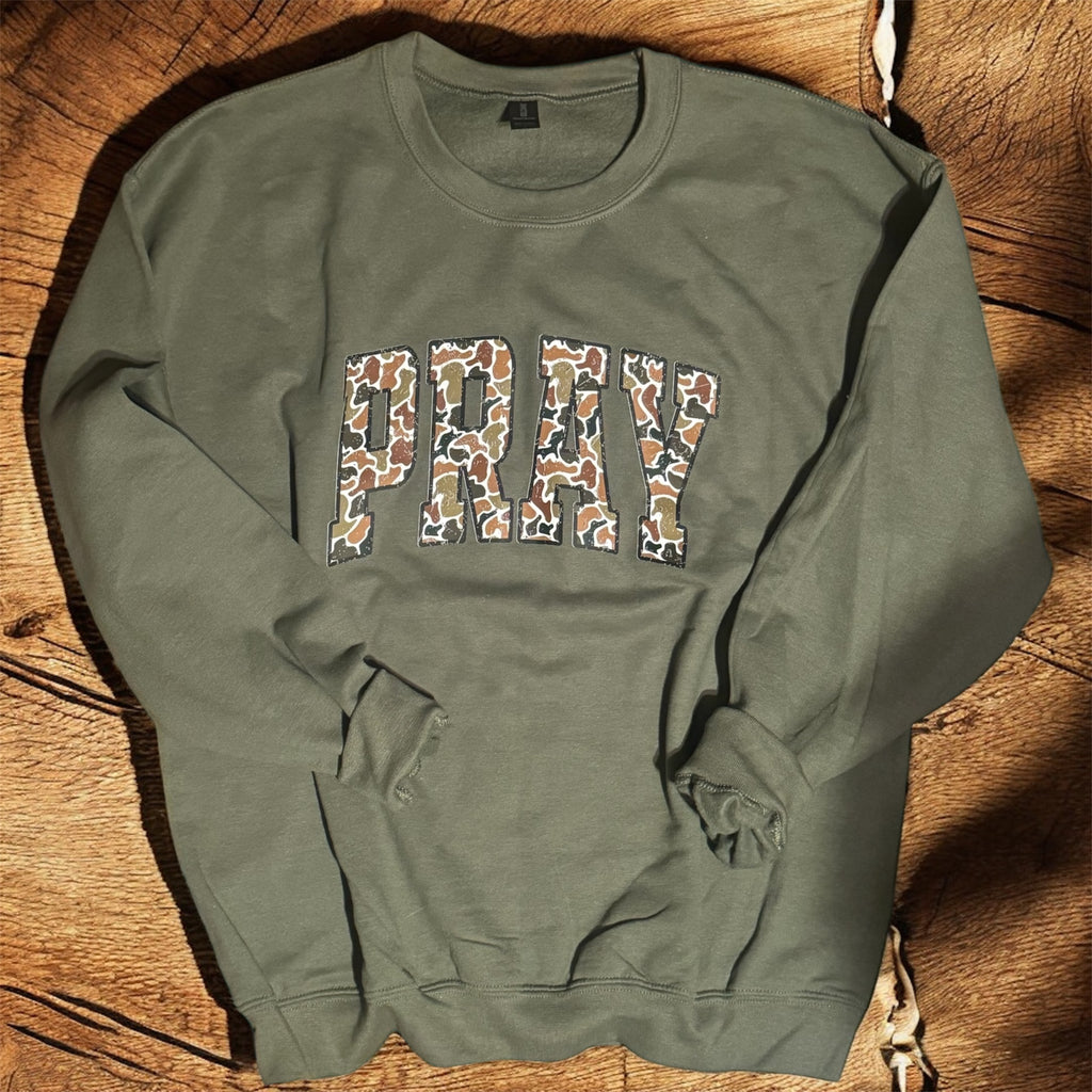 Camo "TITLE" Sweatshirt - Multiple Options