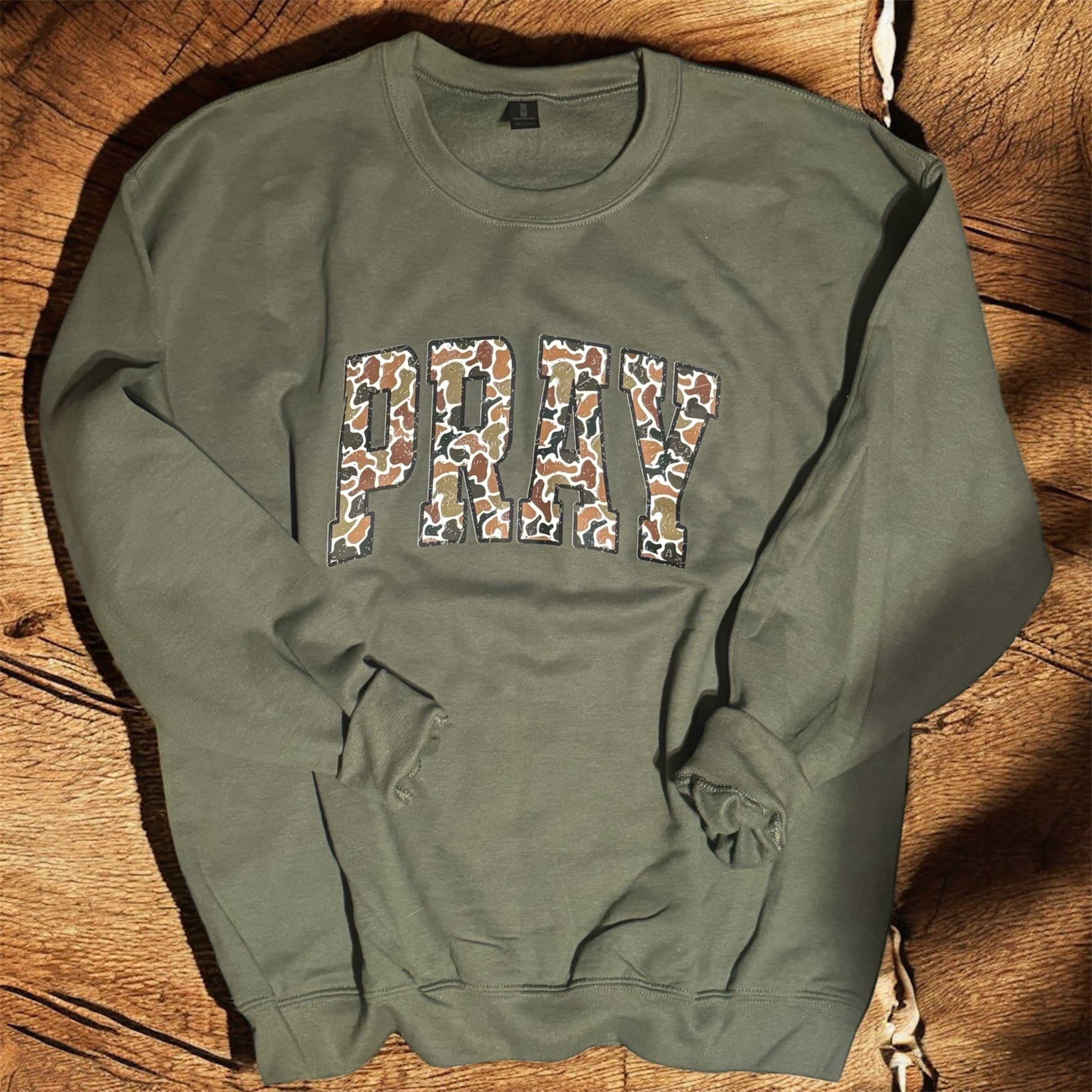 Camo "TITLE" Sweatshirt - Multiple Options