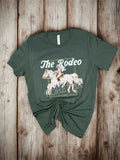 Leopard Horse - Rodeo Goes on Forever Tee