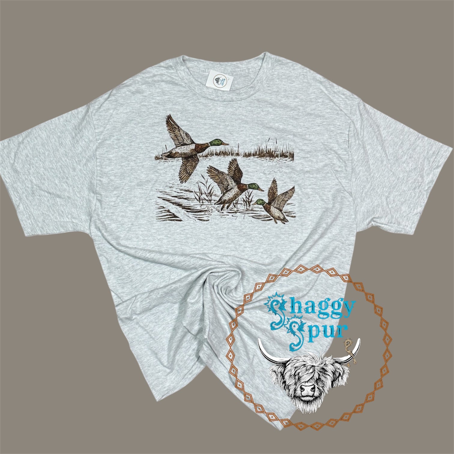VIRAL - Mallard Duck Over Pond Tee