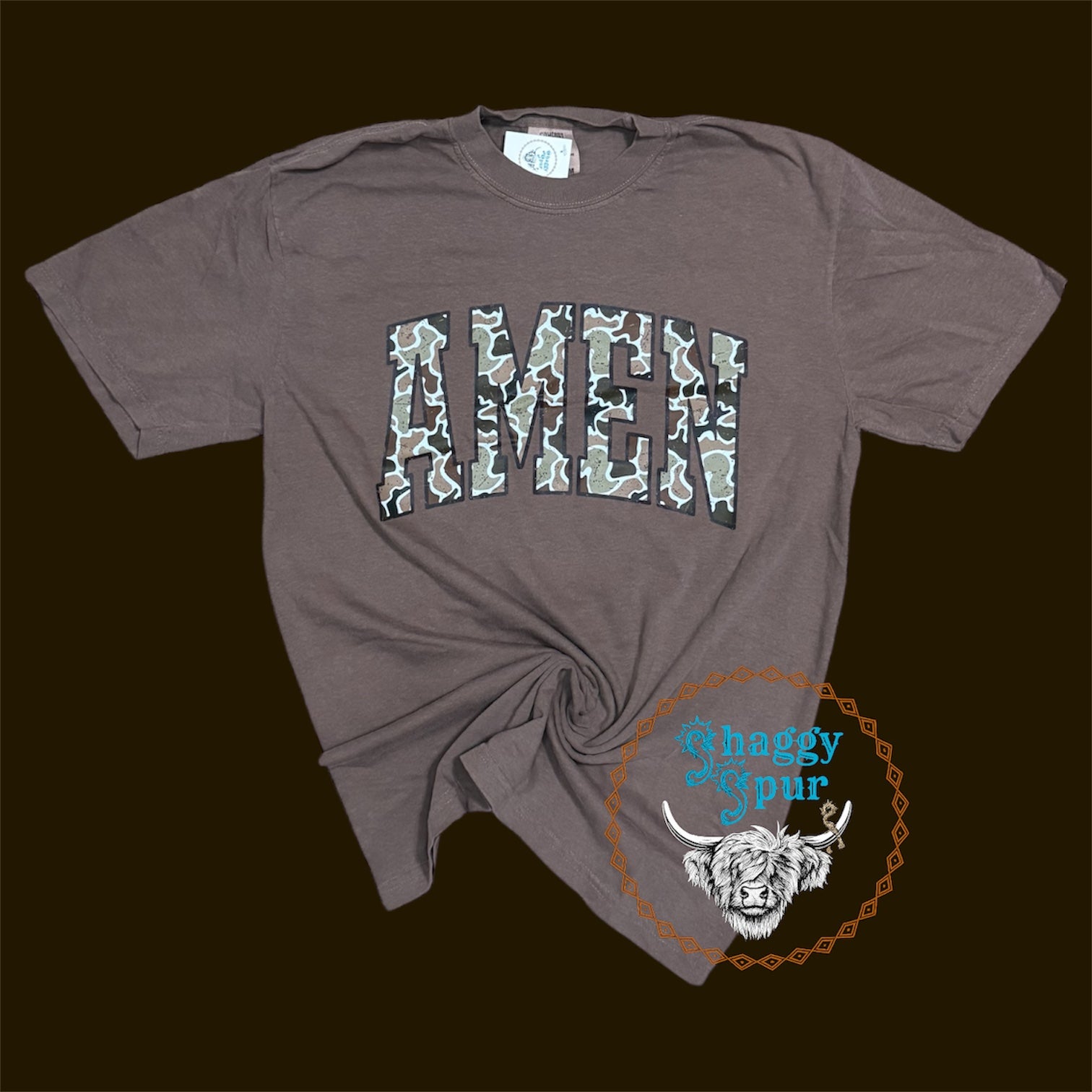 Camo "AMEN" Tee
