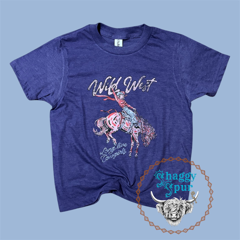 Wild West - Long Live Cowgirls Tee - COWKIDS